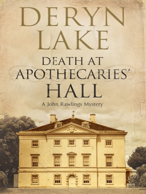 Title details for Death at Apothecaries' Hall by Deryn Lake - Available